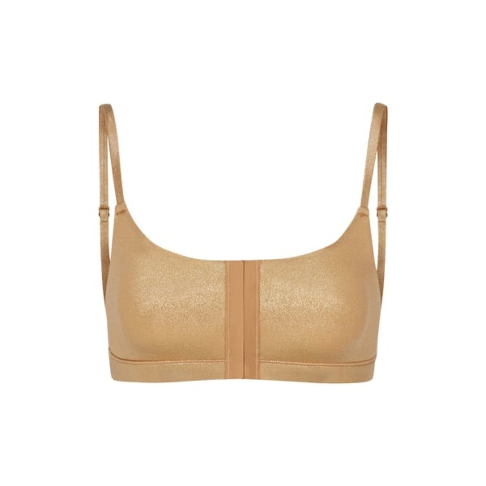 NWT Skims Adaptive Fits Everybody Scoop Bralette in Gold Size XS